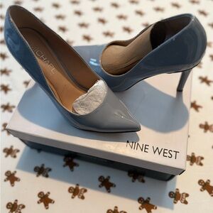 Michael Shannon baby blue Women's Heels